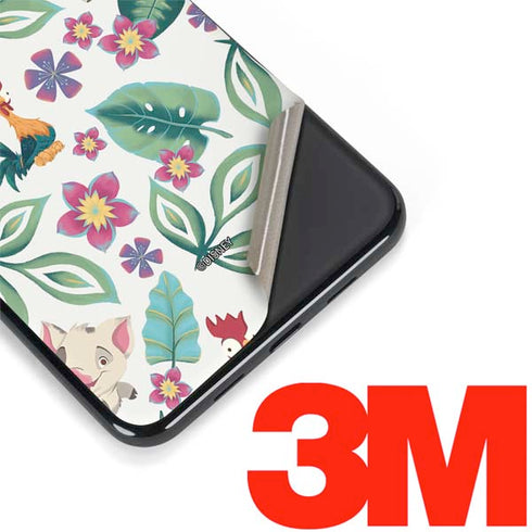 Disney Princess Moana Pua and Heihei Pattern Google Pixel 3a Skin